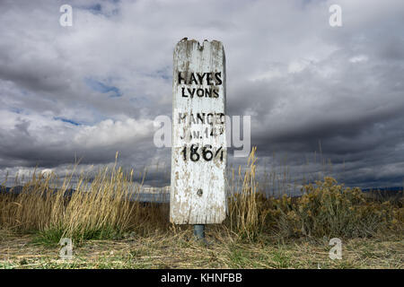 Boothill cemetery de Virginia City, Montana, usa Banque D'Images