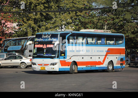 Chiang Mai, Thaïlande - 23 janvier 2016 : la compagnie vintour. route phitsanulok et chiangmai. photo à la gare routière de Chiangmai. Banque D'Images