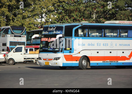 Chiang Mai, Thaïlande - 23 janvier 2016 : la compagnie vintour. route phitsanulok et chiangmai. photo à la gare routière de Chiangmai. Banque D'Images