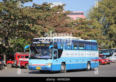 Chiang Mai, Thaïlande - 23 janvier 2016 : la compagnie vintour. route phitsanulok et chiangmai. photo à la gare routière de Chiangmai. Banque D'Images