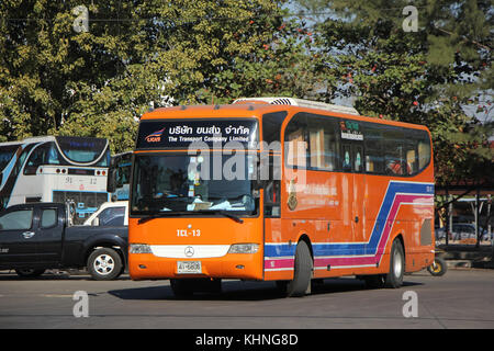 Chiang Mai, Thaïlande - 23 janvier 2016 : cargo express bus du transport company limited. photo à la gare routière de Chiang Mai, Thaïlande. Banque D'Images