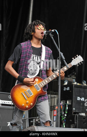 Louder Than Life Music Festival 2017 au Champions Park, Louisville, KY, États-Unis les 30 septembre et 1er octobre 2017 avec : Radkey où : Louisville, Kentucky, États-Unis quand : 01 Oct 2017 crédit : Adam Bielawski/WENN.com Banque D'Images