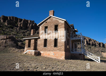 Site historique national de Fort Davis Banque D'Images