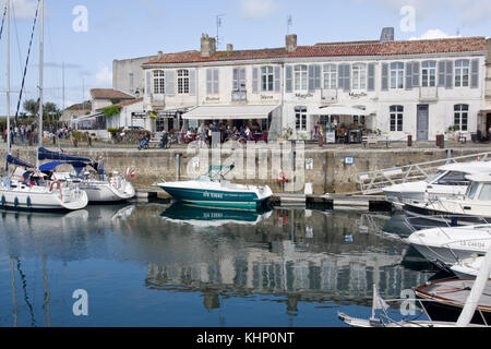 Saint-Martin-de-Ré, le port. Banque D'Images