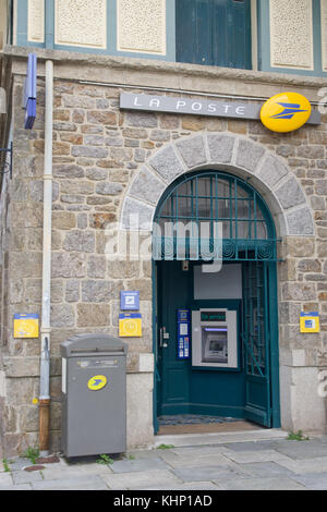 Bureau de poste St Lunaire Bretagne Banque D'Images