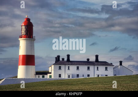 Souter phare, South Tyneside. Banque D'Images