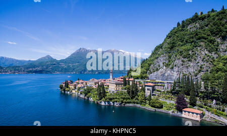 Lac de Côme, Varenna. Destination célèbre en Italie Banque D'Images