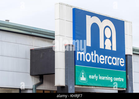 Northampton, uk - oct 26, 2017 : avis d'un logo dans la vallée de mothercare nene retail park. Banque D'Images