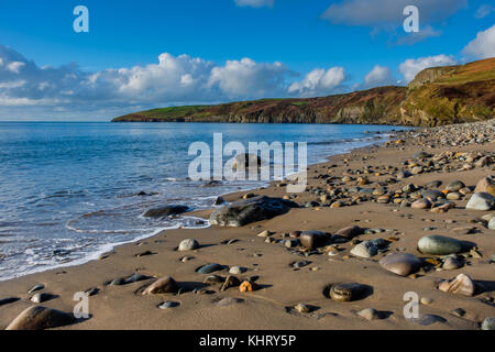 Plage de Porth Ceiriad près d'Abersoch, Gwynedd, pays de Galles Banque D'Images