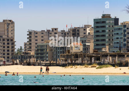 Varosha, Famagusta, Chypre du Nord. 9 juin 2017. Credit : Tove LARSEN/Alamy Banque D'Images