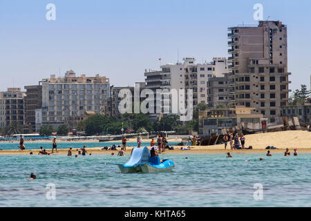 Varosha, Famagusta, Chypre du Nord. 9 juin 2017. Credit : Tove LARSEN/Alamy Banque D'Images