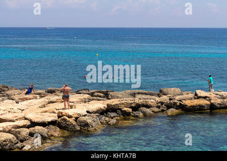 Protaras, Chypre. 14 juin 2017. Credit : Tove LARSEN/Alamy Banque D'Images