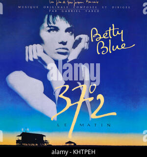 Betty Blue (bande son) - pochette originale de l'album en vinyle - 37°2 le matin - 1986 Banque D'Images