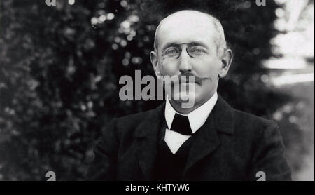 Alfred DREYFUS (1859-1935) officier de l'armée française condamné à tort pour trahison. Photographié vers 1920. Banque D'Images