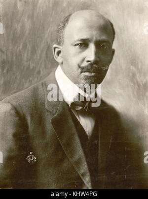 Photographie de W. E. B. Du Bois (1868-1963) un sociologue, historien, activiste des droits civils, de l'auteur, panafricaniste, écrivain et éditeur. En date du 20e siècle Banque D'Images