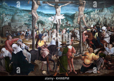 Crucifixion 1501-1505 par Jan Provoost 1462-1529 Bruges Belgique Banque D'Images