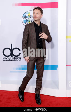 Los Angeles, USA. 19 nov, 2017. Chris Hardwick assiste à la 2017 american music awards au théâtre de Microsoft le 19 novembre 2017 à Los Angeles, Californie. crédit : geisler-fotopress/Alamy live news Banque D'Images