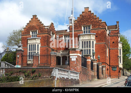 Old school building, célèbre harrow School de Londres, Angleterre, Grande-Bretagne, Royaume-Uni. Banque D'Images