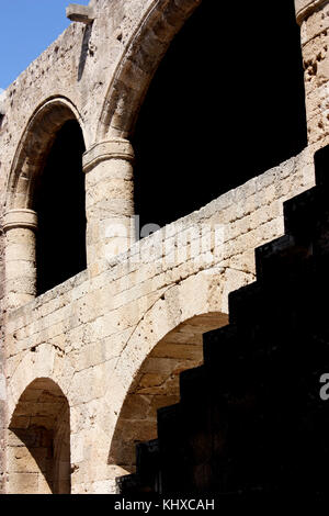 Intérieur du musée archéologique de Rhodes Banque D'Images