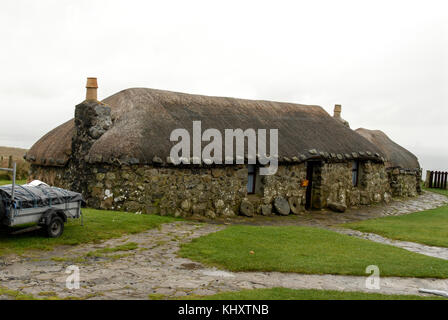 Le musée croft de l'île de Skye à Kilmir près de Portree sur l'île de Skye, en Écosse, en Grande-Bretagne. Banque D'Images