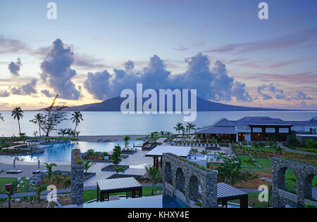 St Martin, St Kitts et Nevis -le Park Hyatt St Kitts, un luxueux hôtel de luxe resort de christophe harbour, saint Martin, qui a ouvert ses portes en novembre 2017. Banque D'Images