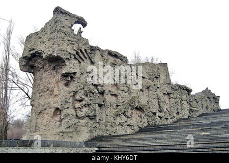 Les murs en ruine sur Mamaïev Kurgan 004 Banque D'Images