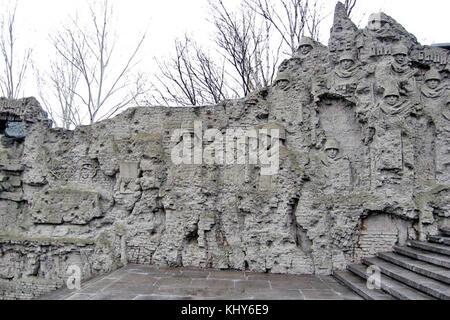 Les murs en ruine sur Mamaïev Kurgan 010 Banque D'Images