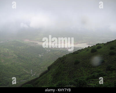 Backwater barrage Chapet Banque D'Images