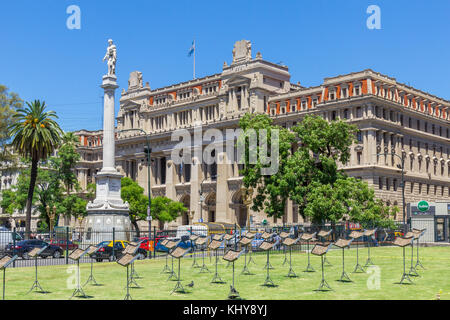 Édifice De La Cour Suprême Sur La Place Générale Lavalle | Buenos Aires | Argentine Banque D'Images
