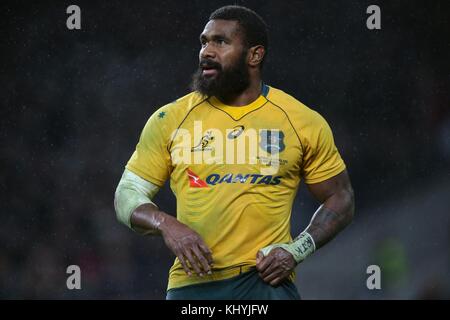 Marika Koroibete Ru Australie Angleterre V Australie, Internationaux de novembre 2017 Twickenham, Londres, Angleterre 18 novembre 2017 Allstar Crédit : photo library/Alamy Live News Banque D'Images