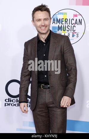 Los Angeles, Californie. 19 novembre 2017. Chris Hardwick assiste aux American Music Awards 2017 au Microsoft Theater le 19 novembre 2017 à Los Angeles, en Californie. | Verwendung weltweit crédit : dpa/Alamy Live News Banque D'Images