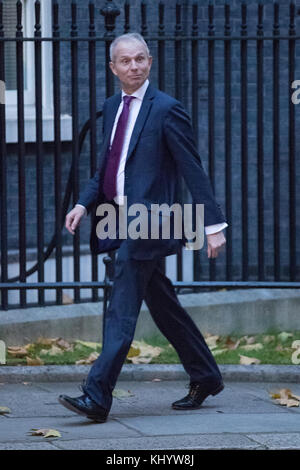 Downing Street, London uk. 22 novembre 2017. membres du cabinet arrive à Downing Street avant le budget de l'automne 2017. ©chris yates/ alamy live news Banque D'Images