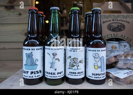 Salisbury, Royaume-Uni. 23 Nov, 2017. Salisbury Marchés de Noël s'ouvre sur un un début lent. Paul Chambers Crédit : © Paul Chambers/Alamy Stock Photo/Alamy Live News Banque D'Images