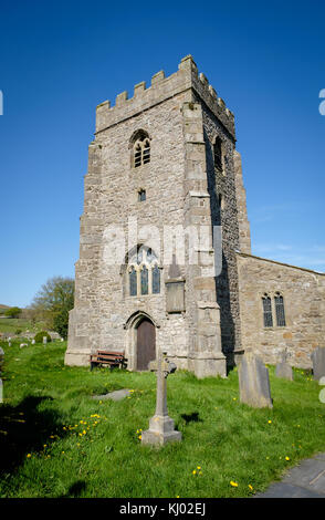 L'église St Oswald, Horton dans Ribblesdale, Yorkshire Dales Banque D'Images