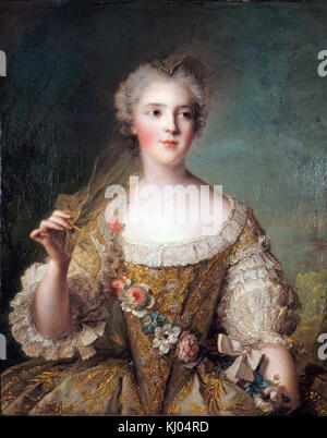 Jean Marc Nattier - Portrait de Madame Sophie de France (1734 - 1782) fille de Louis XV Banque D'Images