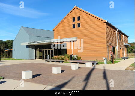 L'extérieur de l'harriot tubman underground railroad museum visitor center dans le Maryland eastern shore church creek national park service Banque D'Images