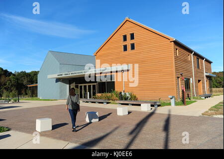 L'extérieur de l'harriot tubman underground railroad museum visitor center dans le Maryland eastern shore church creek national park service Banque D'Images