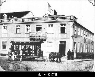 Curitiba - Bonde de Mula Banque D'Images