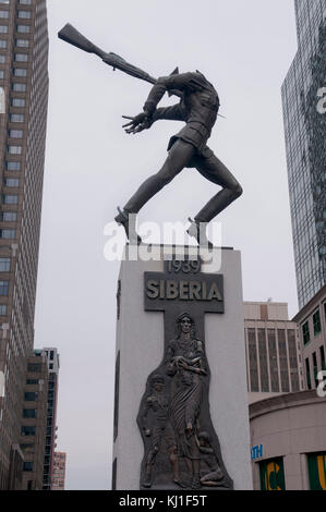 Katyn le mémorial aux victimes du massacre en Pologne en 1940 Banque D'Images