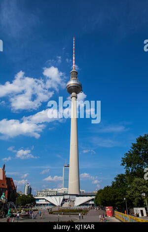 tour de télévision de Berlin Banque D'Images