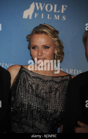 NEW YORK, NY - 01 NOVEMBRE : la Princesse Charlene de Monaco assiste à MONTBLANC lance la Collection Princesse Grace de Monaco au Gala Princess Grace Awards à Cipriani 42nd Street le 1er novembre 2011 à New York City People : Princess Charlene de Monaco Banque D'Images