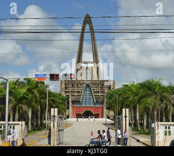 Higüey, République dominicaine - 31 août 2014 : basílica catedral nuestra señora de la Altagracia. Banque D'Images