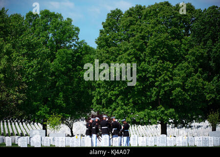Funérailles du Marine Corps Reserve 1er lieutenant William Ryan (33771103063) Banque D'Images