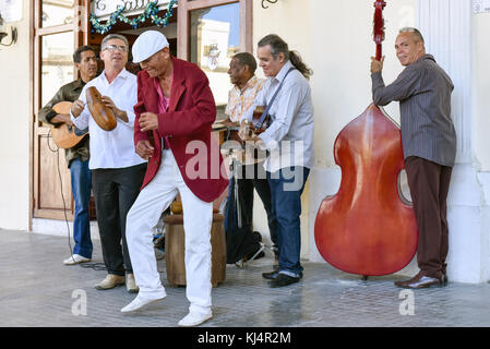 Les musiciens de la Vieille Havane Banque D'Images