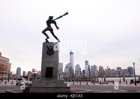 Katyn le mémorial aux victimes du massacre en Pologne en 1940 Banque D'Images