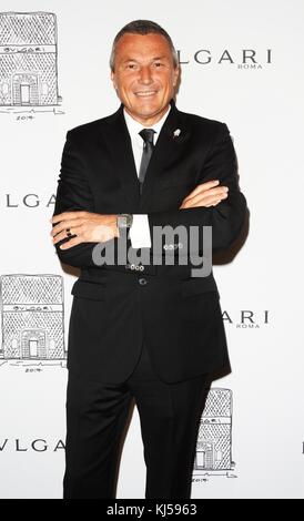 Bvlgari flagship store réouverture dans nyc comprend : guest où : Nyc, New York, united states Quand : 21 oct 2017 Credit : patricia schlein/wenn.com Banque D'Images