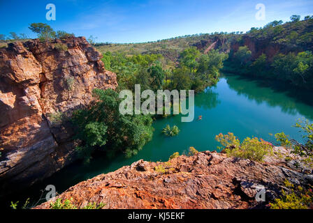 Gorge principale, Boodjamulla (Lawn Hill) National Park, dans le Queensland, Australie Banque D'Images