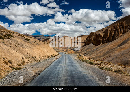 Route de l'Himalaya de Manali-Leh. Ladakh, Jammu et Kashm Banque D'Images