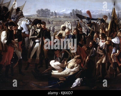 Jean Broc - Mort du général Desaix à la bataille de Marengo, le 14 juin, 1800 Banque D'Images