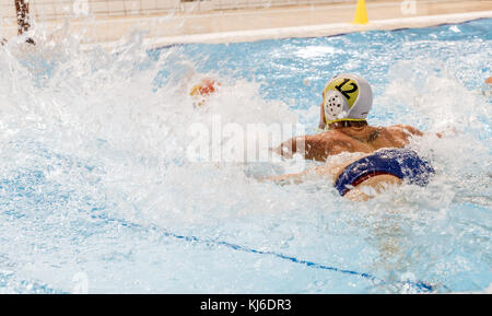 Photos d'un water-polo cup à Höganäs, Suède. Tasse tasse Novembre appelé a eu lieu à Sportcenter, Höganäs. Banque D'Images